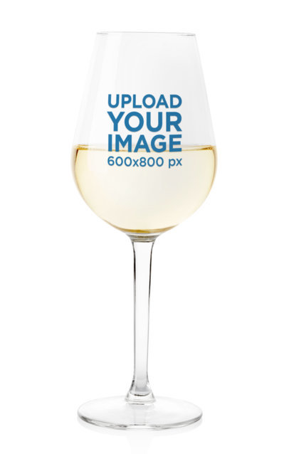 Minimalist Mockup of a Half-Full Wine Glass Against a Solid Surface m3614-r-el2