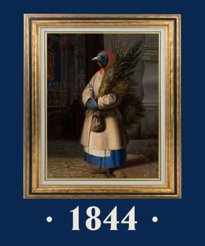 Animal T-Shirt Design Maker Featuring Surreal Oil Paintings 