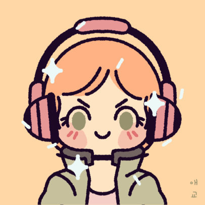 Avatar Logo Maker with a Kawaii Stylish Character