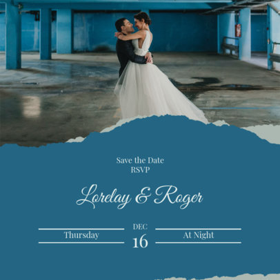 Wedding-Themed Instagram Post Design Template for Soon-to-Be-Married Couples 