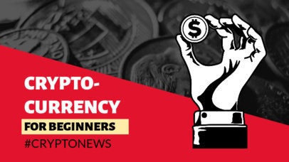 YouTube Thumbnail Design Maker Featuring Cryptocurrency-Themed Graphics