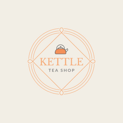 Logo Creator for a Tea Shop with an Elegant Design