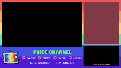 OBS Stream Overlay Maker Featuring LGBTQ-Pride Graphics 3590