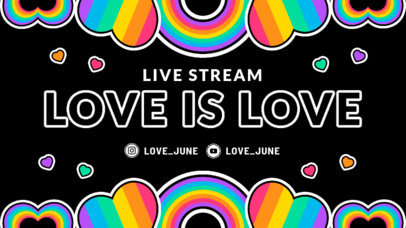 Twitch Banner Maker with Lovely LGBTQ-Themed Graphics