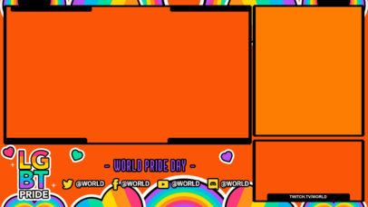 Twitch Overlay Design Maker Celebrating LGBTQ Pride