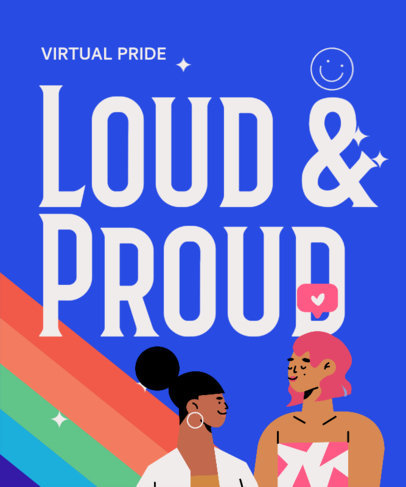 Illustrated T-Shirt Design Maker Featuring a Bold LGBT-Pride Quote