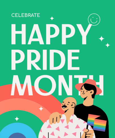 T-Shirt Design Maker Featuring LGBTQ Illustrations