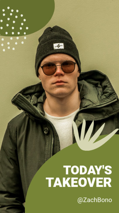 Takeover-Themed Instagram Story Design Generator