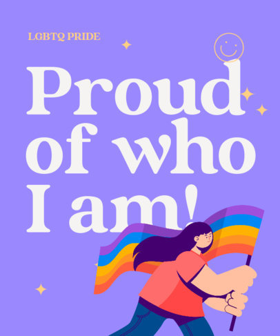 T-Shirt Design Generator Featuring an LGBT-Pride Quote