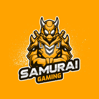 Gaming Logo Creator Featuring a Cybernetic Samurai 3500b-el1