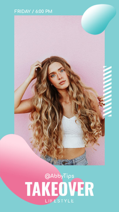 Instagram Story Design Template for a Takeover Dynamic