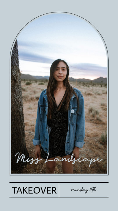 Minimal Instagram Story Template for a Takeover 