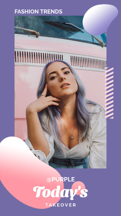 Trendy Instagram Story Design Template for Influencers' Takeovers