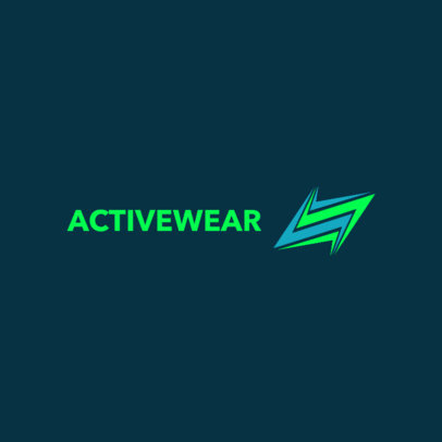 Dropshipping Logo Maker for an Activewear Brand