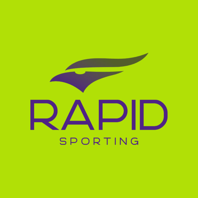 Logo Template Featuring an Abstract Icon for Fitness Stores