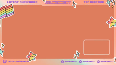 Twitch Overlay Generator for a Proud LGBTQ Content Creator 3587f