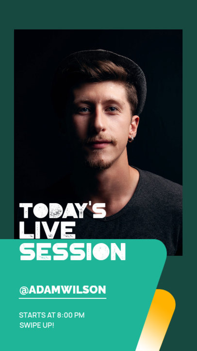Instagram Story Creator to Remind About a Special Live Session