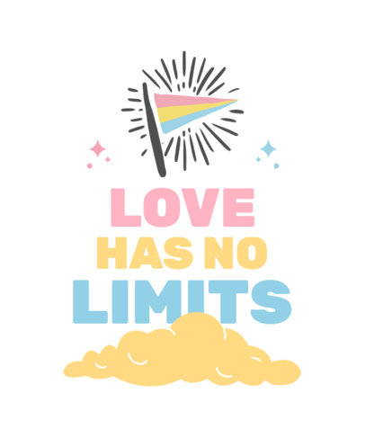 LGBT T-Shirt Design Creator with a Quote and a Flag Icon
