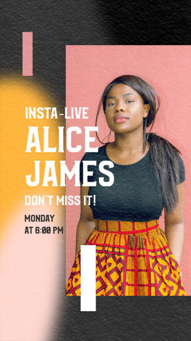 Placeit - Instagram Story Design Maker for Live Interviews with Guests