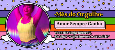 LGBT Pride Month-Themed Facebook Cover Generator With Fun Backgrounds 