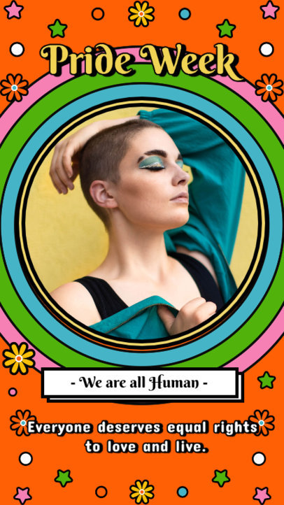 LGBT-Themed Instagram Story Generator With Pictures and Colorful Backgrounds 