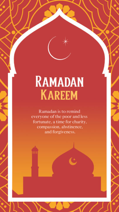 Holiday Instagram Story Design Creator with a Ramadan-Themed Quote