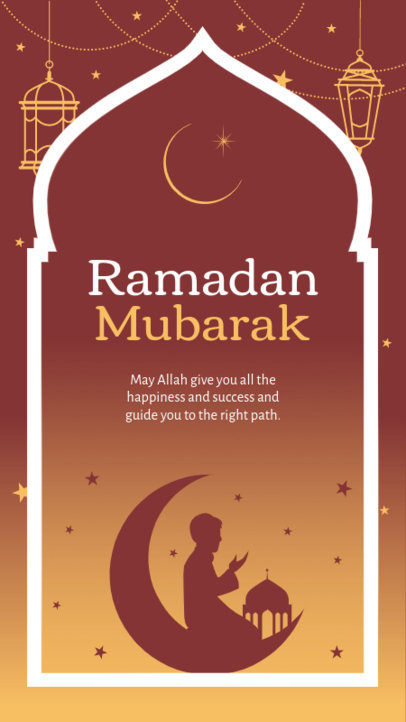 Quote Instagram Story Design Maker with a Ramadan Theme