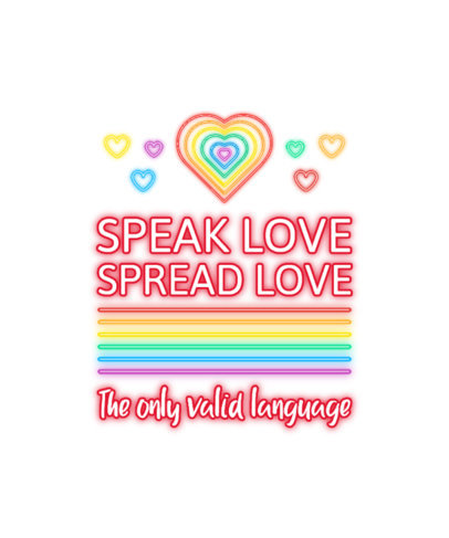 LGBT-Themed T-Shirt Design Maker Featuring a Colorful Heart Graphic 
