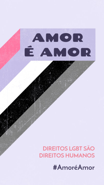 Instagram Story Design Template Advocating LGBT Rights