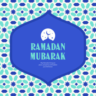 Instagram Post Generator with an Illustrated Ramadan Pattern 3611a