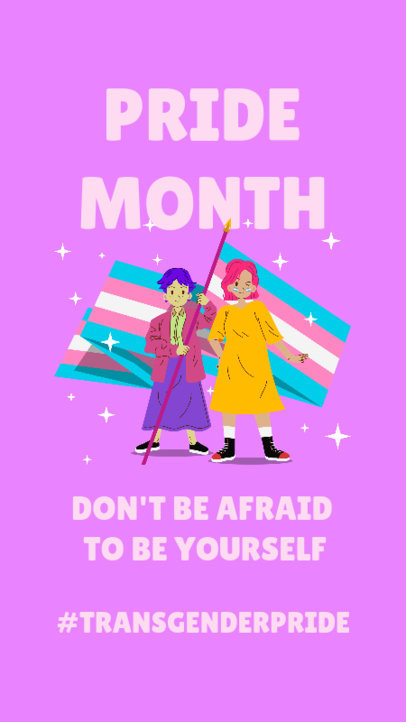 Pride Month-Themed Instagram Story Design Maker with an Inspiring Quote 3610a