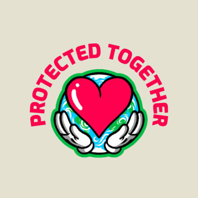 Medical Awareness T-Shirt Design Creator Featuring a Healthy Heart Illustration