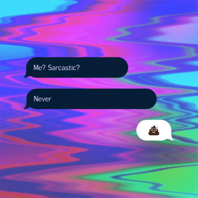 WhatsApp-Inspired Text Message-Themed Instagram Post Design Generator