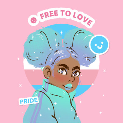 Colorful Twitch Emote Logo Creator with an LGBT Theme