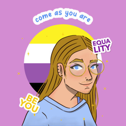  Twitch Emote Logo Maker with a Cool LGBT Illustration