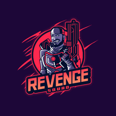 Gaming Logo Generator for an eSports Team Featuring Gears of War Inspired Characters 4303 