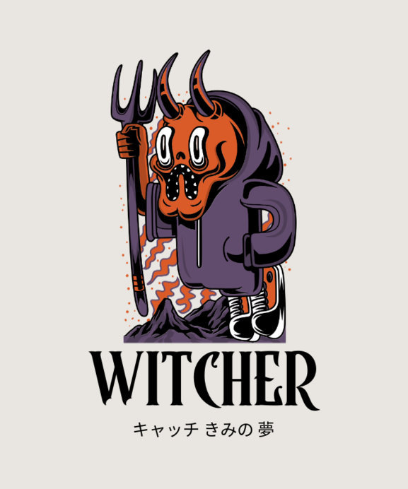 Placeit - T-Shirt Design Creator Featuring a Devil with an Urban-Style