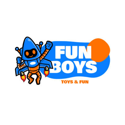 Online Logo Maker for a Toy Store with a Fun Character
