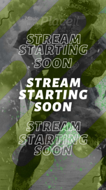 Instagram Story Video Generator for a War Games Channel 1740a 3193