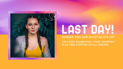 Youtube Thumbnail Design Maker to Announce a Special Online Sale Featuring a Bright Color Scheme 3631h