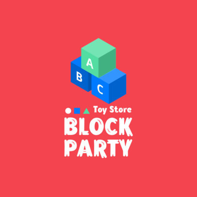 Toy Store Logo Creator with a Colorful Graphic