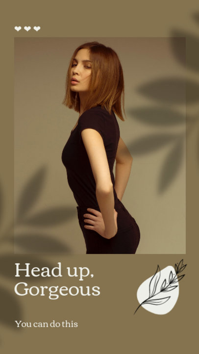 Instagram Story Maker With an Empowering Quote and a Minimal Layout