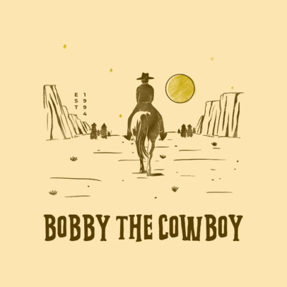 Streetwear Logo Maker with a Cowboy Aesthetic