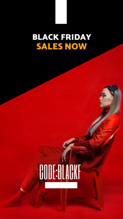 Instagram Story Video Generator for a Black Friday Discount Code  4038