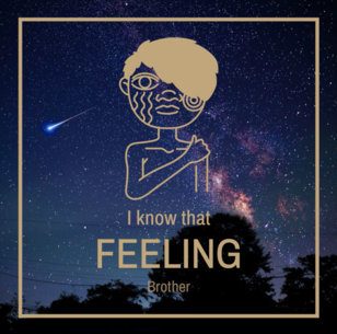 Instagram Post Video Maker With a Quote About Feelings 4705