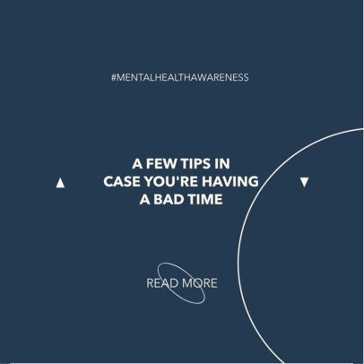 Instagram Post Video Creator Featuring a Mental Health Theme and a Minimalistic Aesthetic 4730-el1