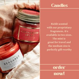 Instagram Post Video Generator to Promote a Candles Brand Featuring Simple Animations