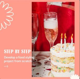 Instagram Post Video Maker to Share a Guide About Food Styling