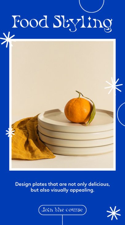 Instagram Story Video Generator for a Food Designer 