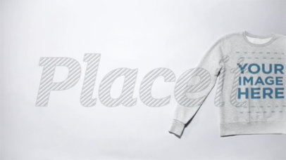 Stop Motion of a Sweatshirt Crossing from Side to Side